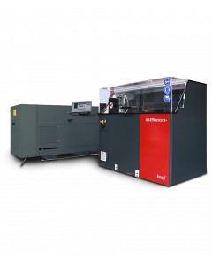 iWS 1000+ 配備 22 kW 高壓泵和節省空間的 4000 bar 管道，可通過筆記本電腦進行遠程泵控制。